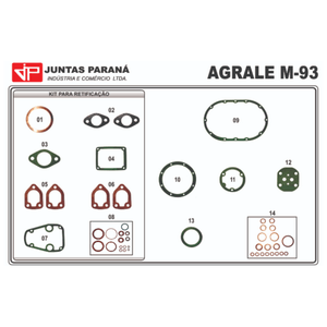 Jogo de Juntas M93 - Agrale